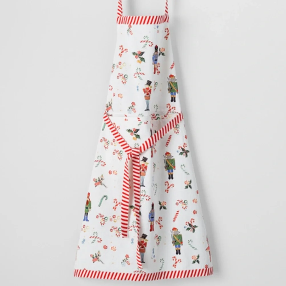 Sur La Table NWT Christmas Nutcracker Apron